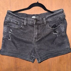 Old Navy Women's Dark Gray Jean Shorts